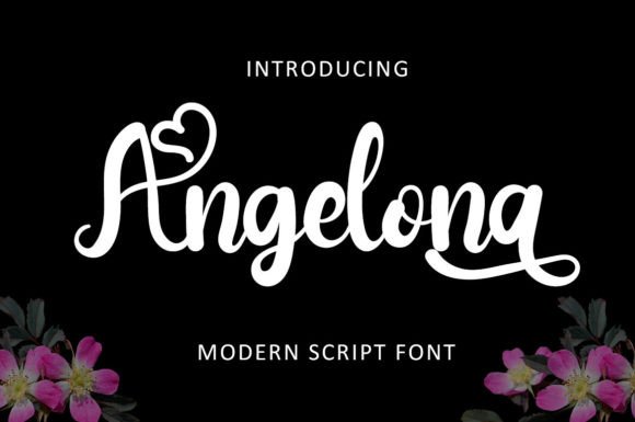 Angelona Font: Elegant Script for Craft Creations