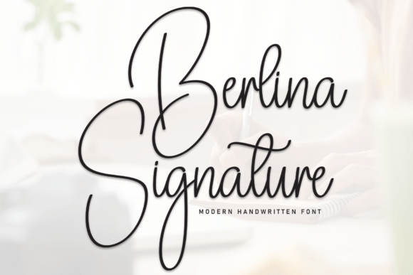 Berlina Signature Font