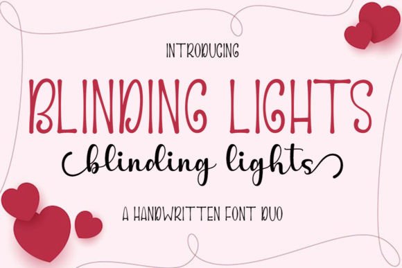 Blinding Lights Duo: A Font for Creative Projects