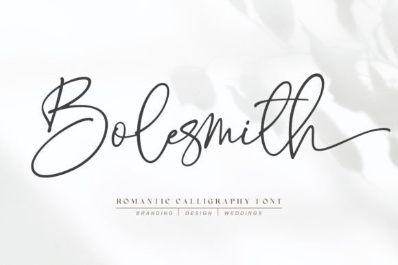 Bolesmith Font for Creative Projects