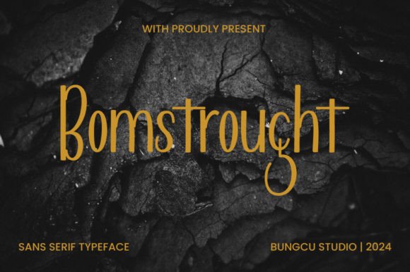 Bomstrought: A Bold Font for Creative Campaigns