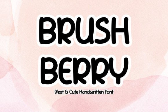 Brush Berry Font for Business Branding