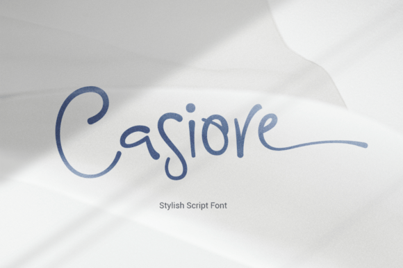 Casiore Font: Elegant Handwritten Style