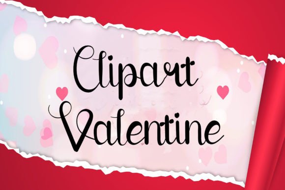 Clipart Valentine Font