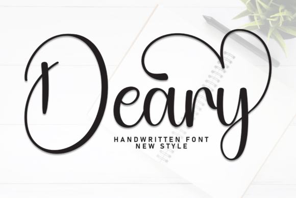 Deary: A Handwritten Font for Elegant Design