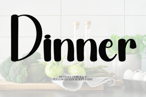 Dinner Font for Editorial Design