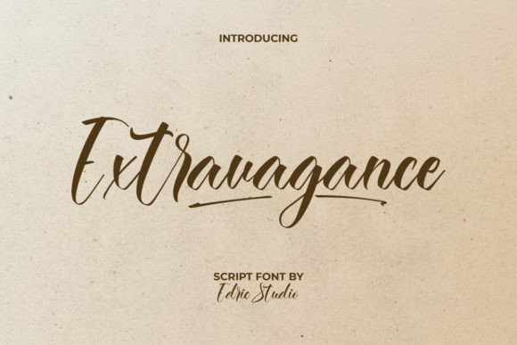 Extravagance Font for Elegant Web Design