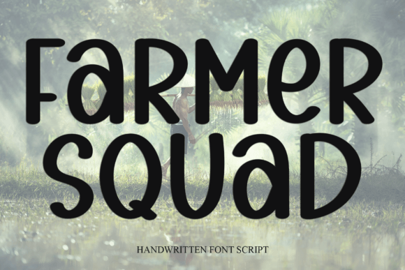 Farmer Squad Font for Business Branding