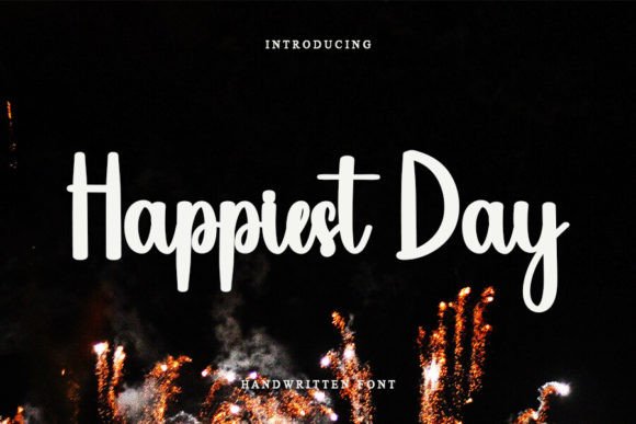 Happiest Day Font for Festive Branding