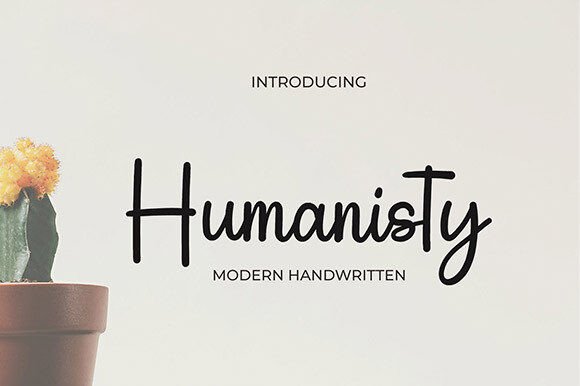 Humanisty: A Script Font for Business Branding