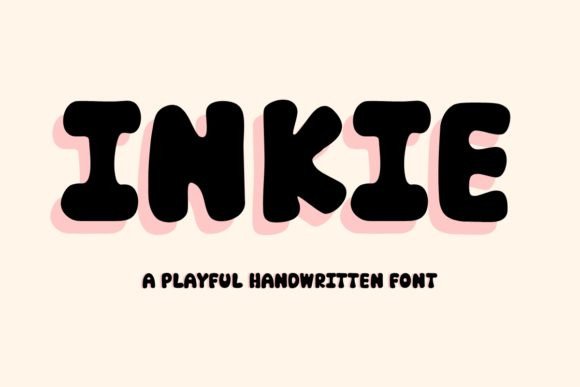 Inkie: A Playful Handwritten Font