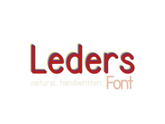 Leders Font for Editorial Design