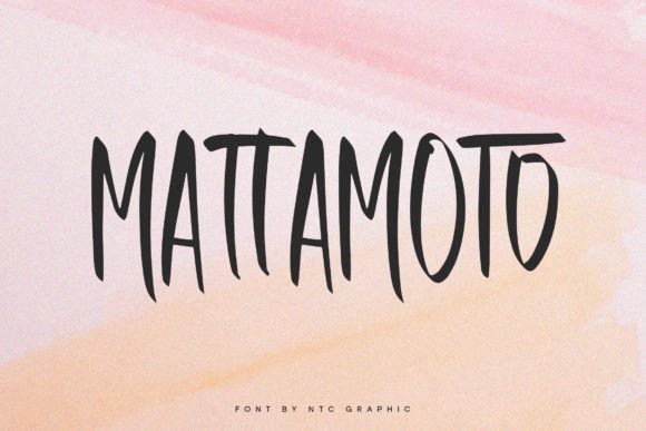 Mattamoto Font for Creative Projects