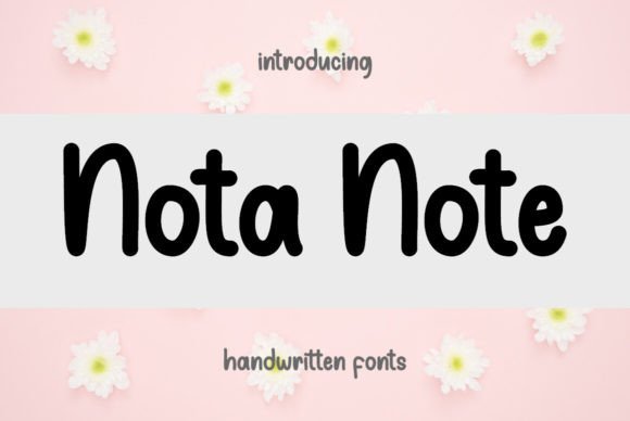 Nota Note Font for Elegant Design