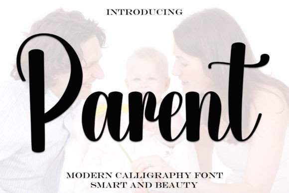 Parent: A Handwritten Font for Elegant Design