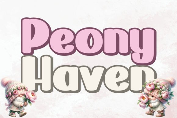 Peony Haven Font: Whimsical Elegance for Designers