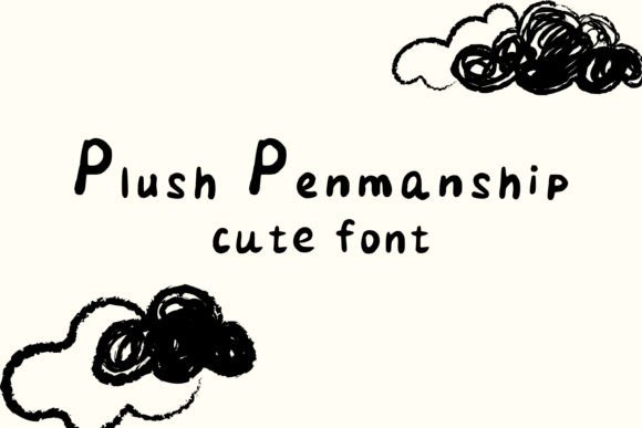 Plush Penmanship Font