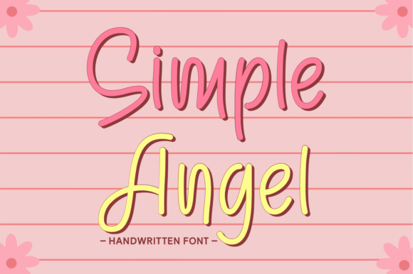 Simple Angel Font for Creative Projects