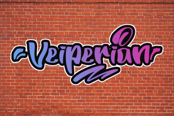 Veiperian Font: Urban Energy in Typography
