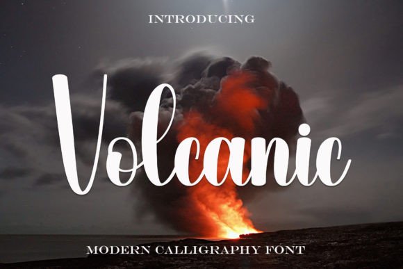 Volcanic Font: Elegant Handwritten Style
